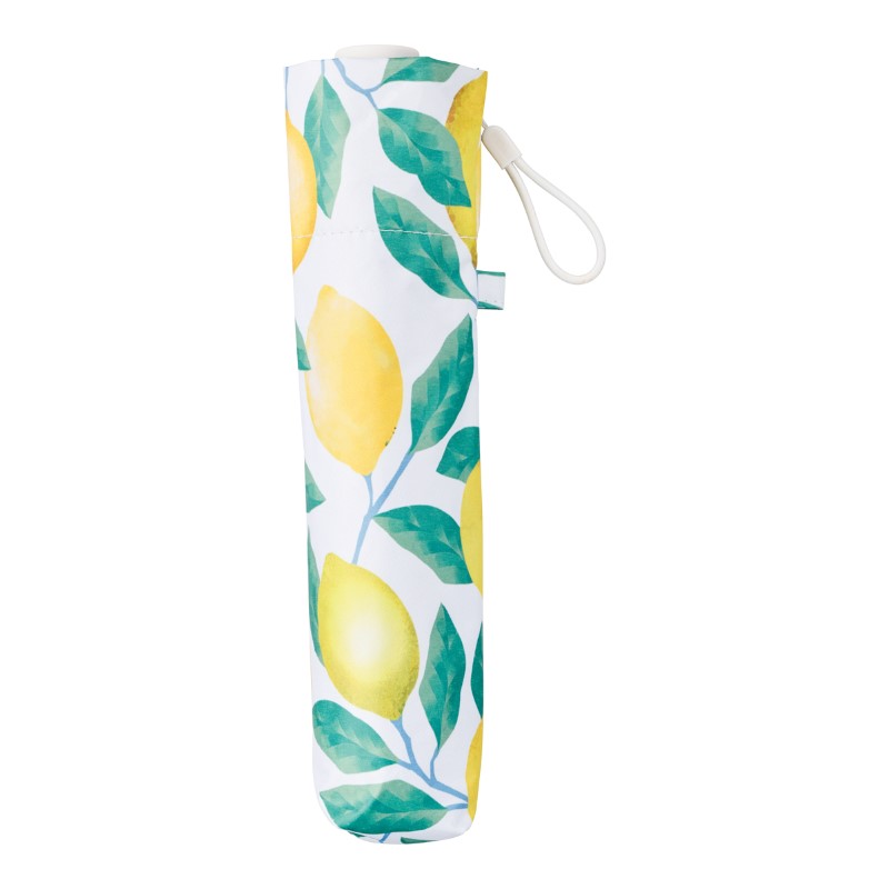 estaa レモンパラダイス 晴雨兼用 折りたたみ傘/WH